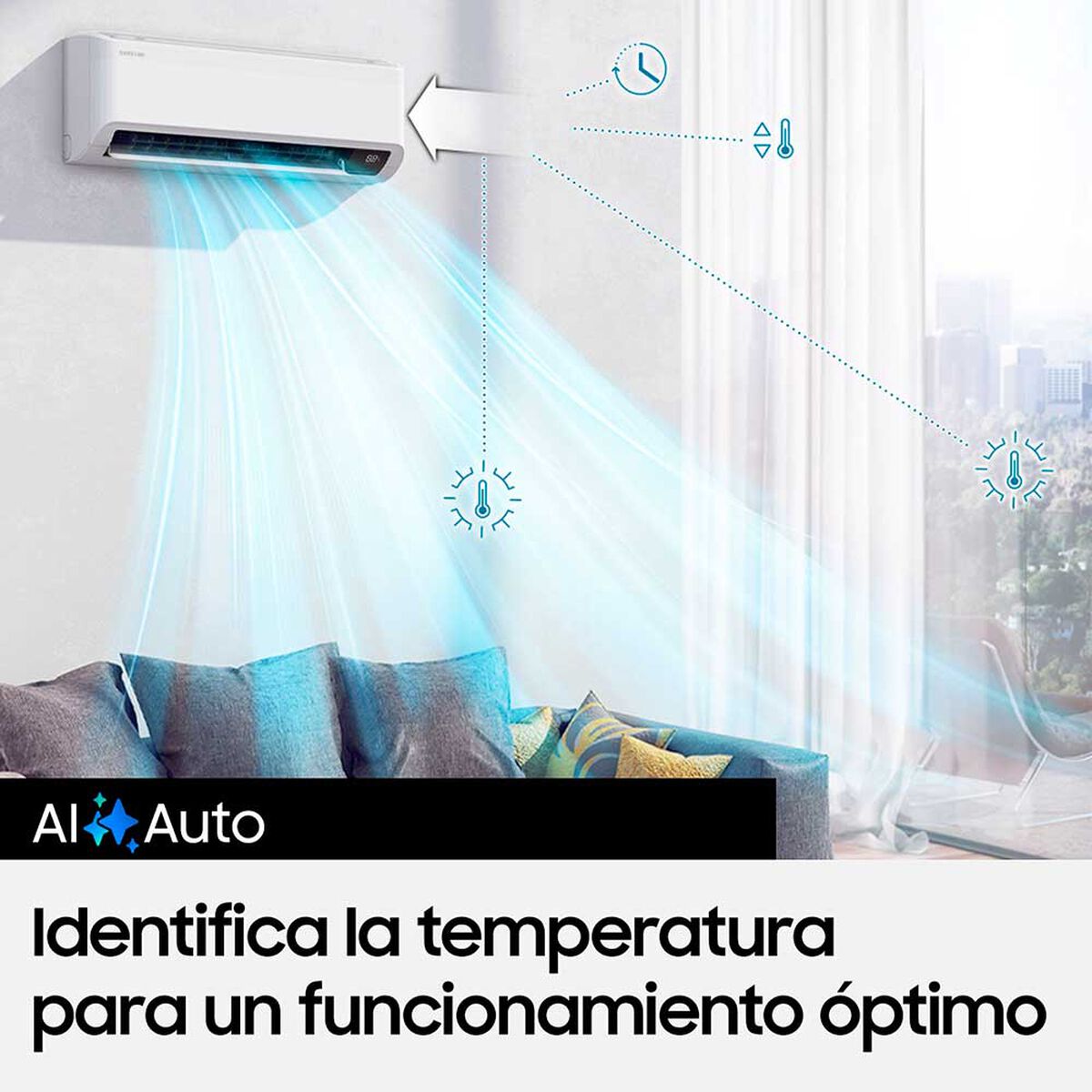 Aire Acondicionado Samsung AR50F09C1FH/ZS 9000 Btu