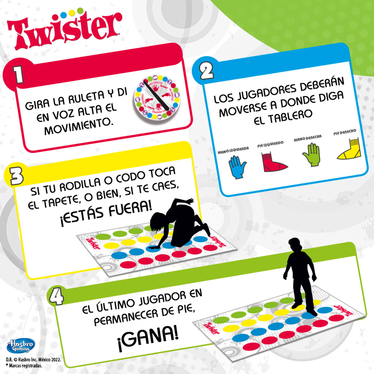 Juego de Mesa Hasbro Gaming Twister Party