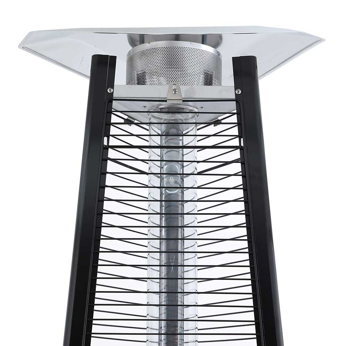 Estufa a Gas Exterior Terraza Klyma Trinx Negra
