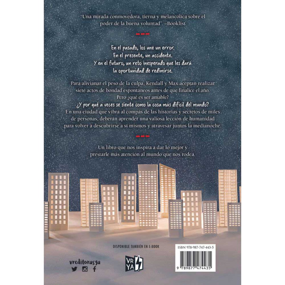 Libro Juntos a Medianoche Jeniffer Castle Editorial VRYA