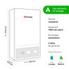 Calefont Gas Natural 10 lts. Tiro Forzado Splendid