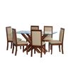 Juego de Comedor Latam Home Merida 6 Sillas Beige
