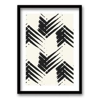 Cuadro Decorativo Retela Chevron 50 x 35 cm