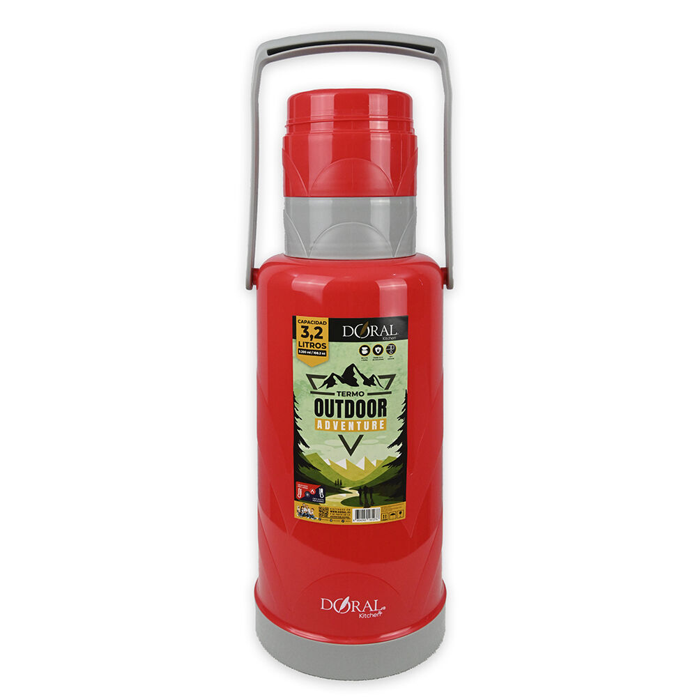 Termo Doral Everest 3200 ml Rojo