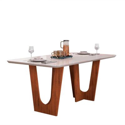 Imagen 2 del producto Juego de Cómedor Altavision Nala 6 Sillas Blanco y Café