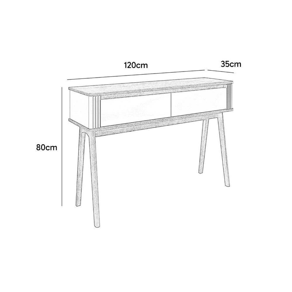 Mesa de Arrimo Amuv Volka Gris