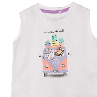 Imagen 2 del producto Polera Manga Corta Chess Baby Blanco, Rosado, Verde