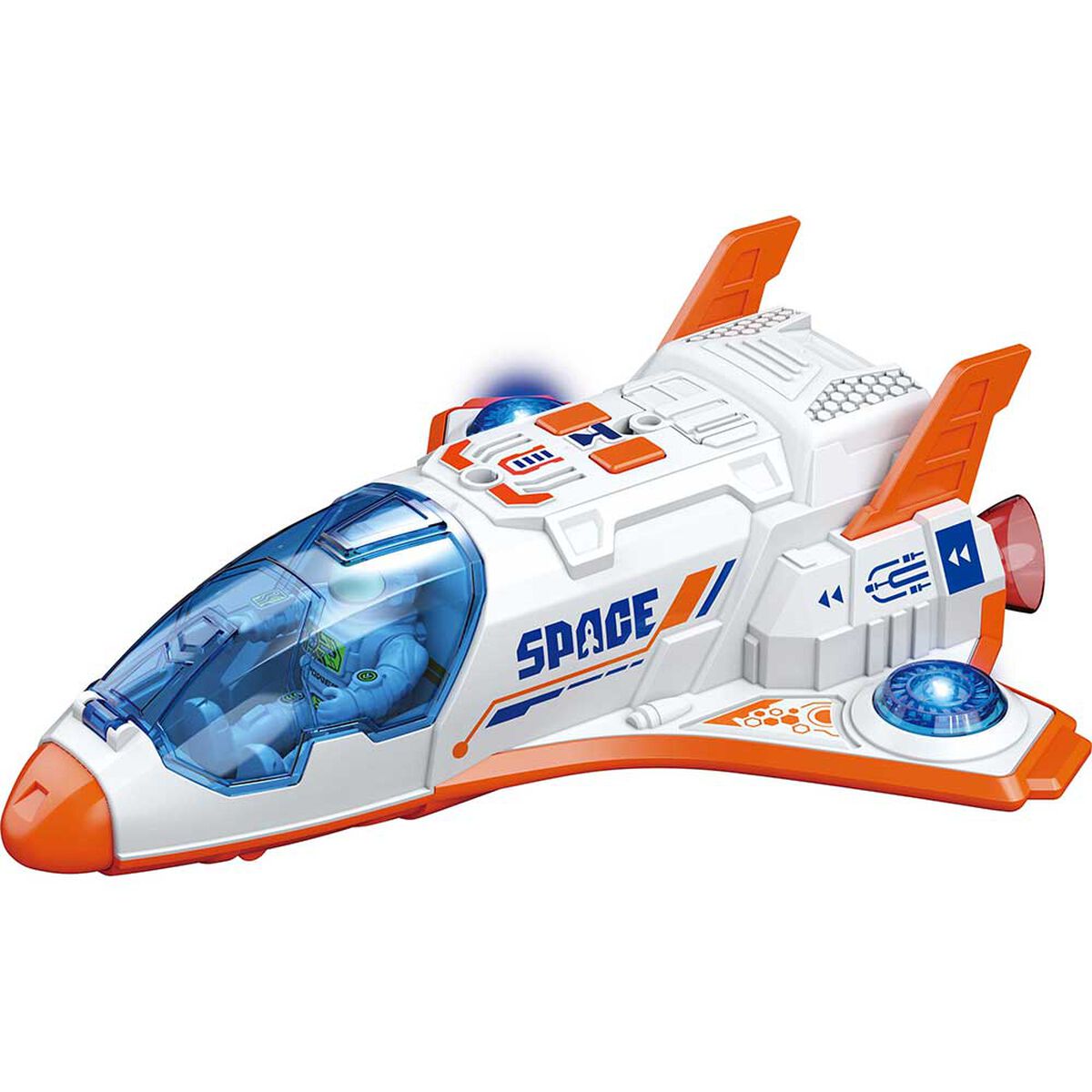 Nave Space Shuttle con Dos Astronautas