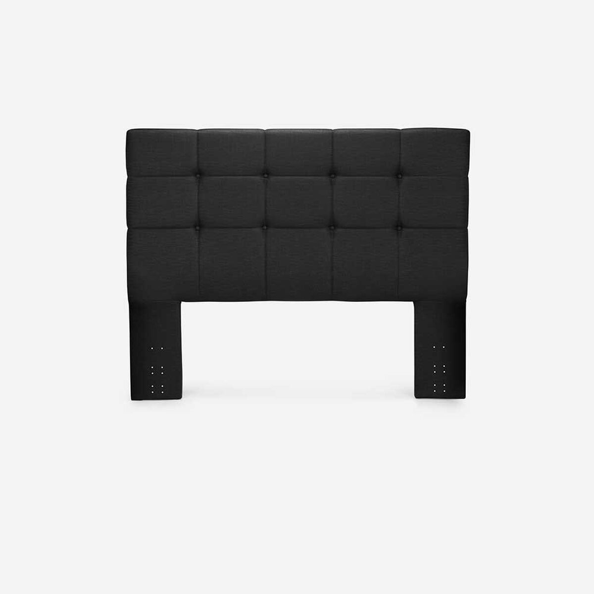 Cama Europea Rosen Base Dividida 2 Plazas Tempo + Respaldo Issey Grafito