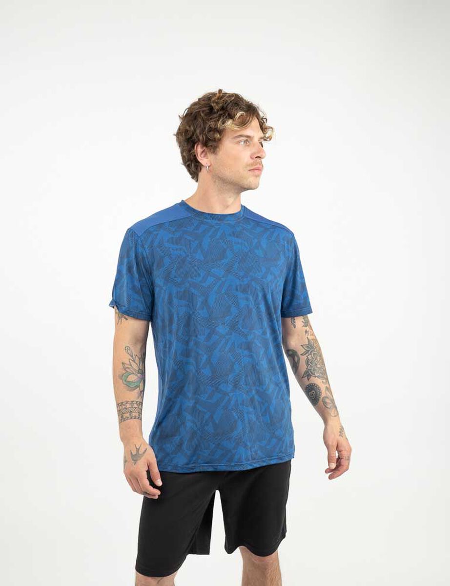 Polera Outdoor Hombre Black County