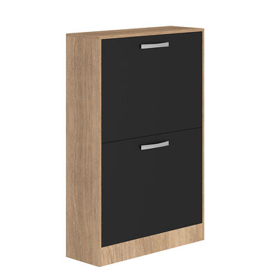 Imagen 1 del producto Zapatero Vekkahome Nick 2 puertas Negro