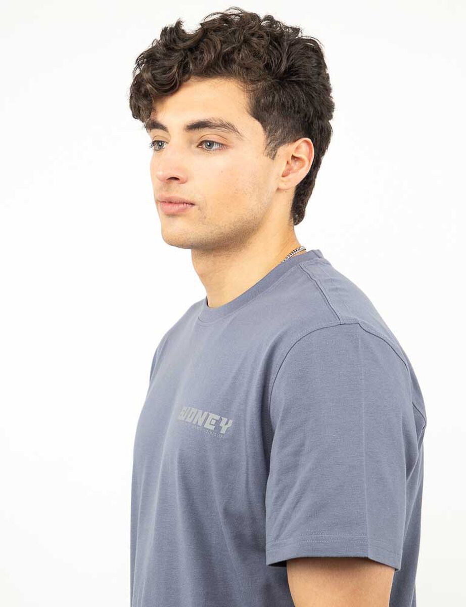Polera Con Estampado Maga Corta Hombre Icono