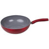 Wok Acero Inoxidable Doral Montecarlo Rojo 30 cm