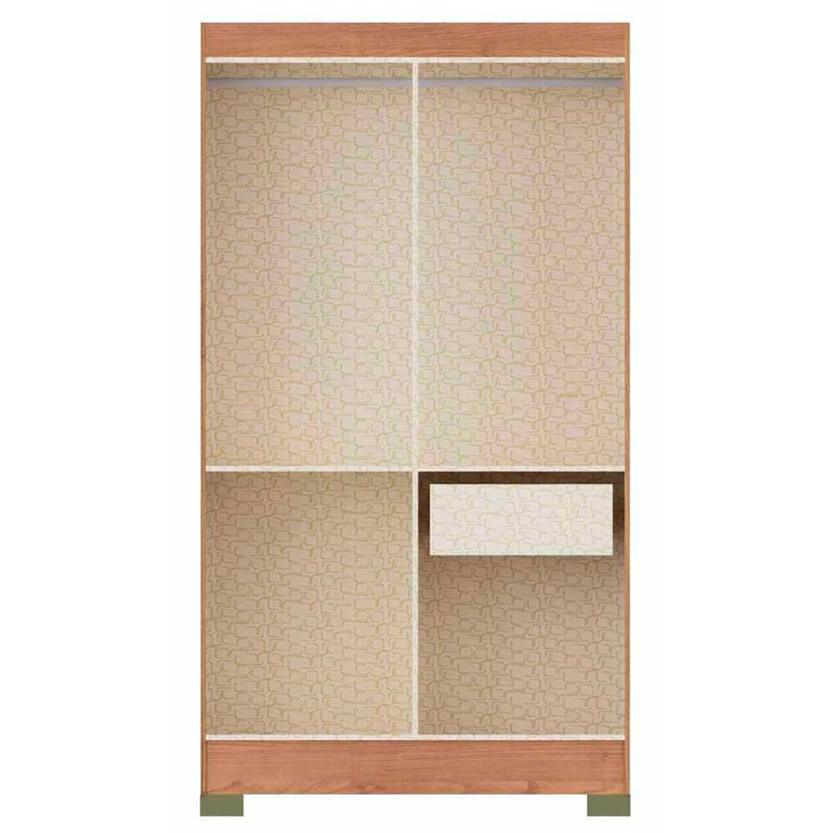 Cl&oacute;set Vekkahome Roma 4 Puertas 1 Caj&oacute;n Caf&eacute;