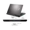 Notebook Gamer Asus G713PV-HX165W Ryzen 9 16GB 1T 17.3" NVIDIA® GeForce RTX™ 4060