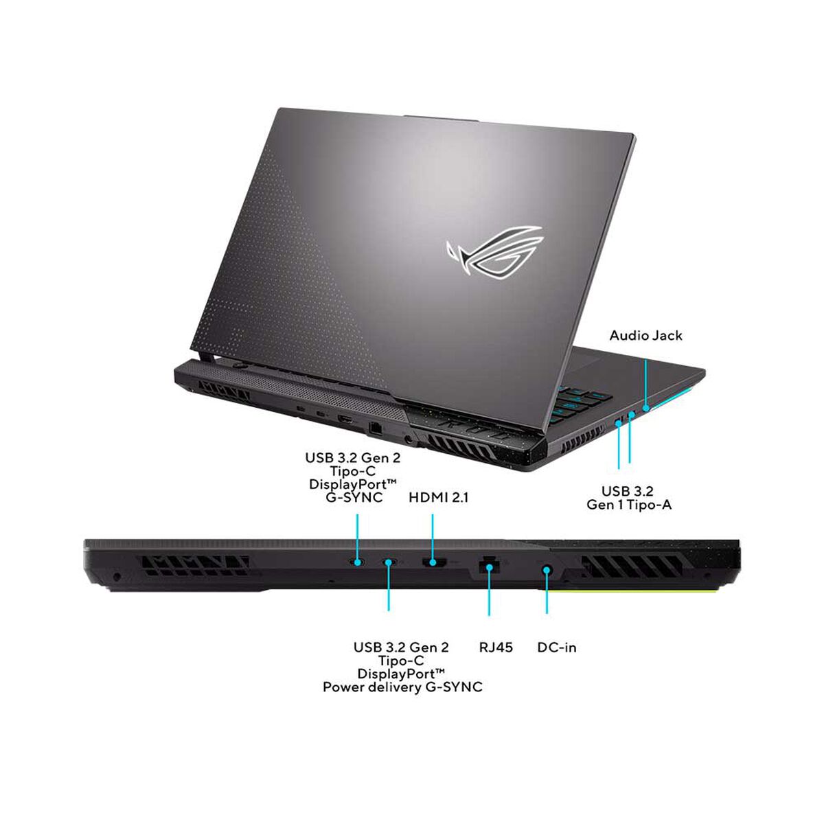 Notebook Gamer Asus G713PV-HX165W Ryzen 9 16GB 1T 17.3" NVIDIA® GeForce RTX™ 4060