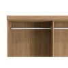 Closet Yardas Agustina 6 Puertas 8 Cajones Nogal
