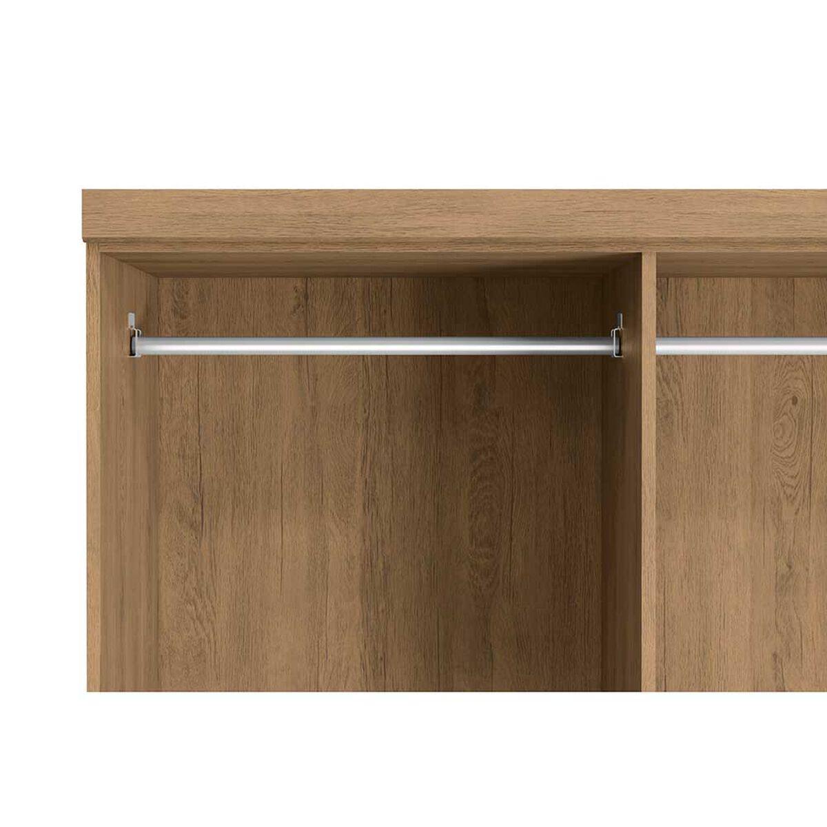 Closet Yardas Agustina 6 Puertas 8 Cajones Nogal