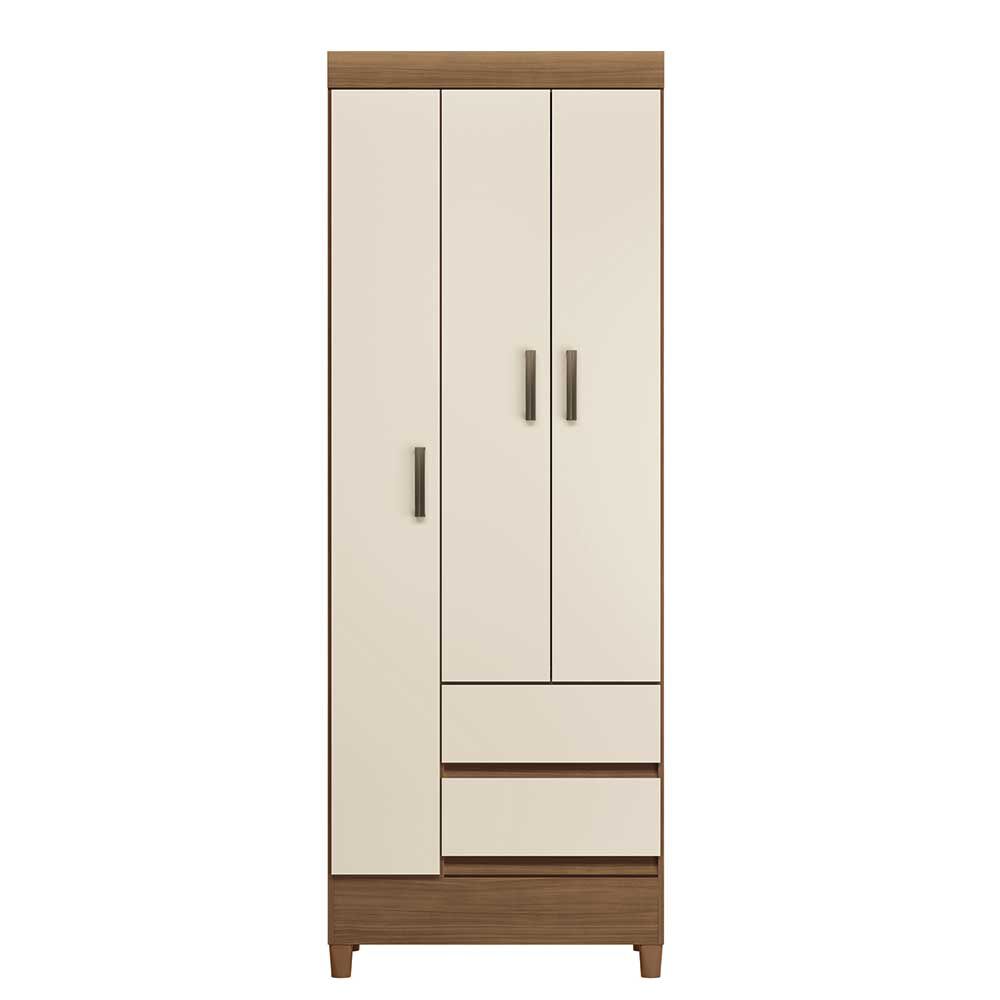 Clóset Casanova Fit 3 Puertas 2 Cajones Jequitiba Blanco | Abc