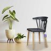 Pack 4 Sillas de Comedor Vincenzi Madrid Negro