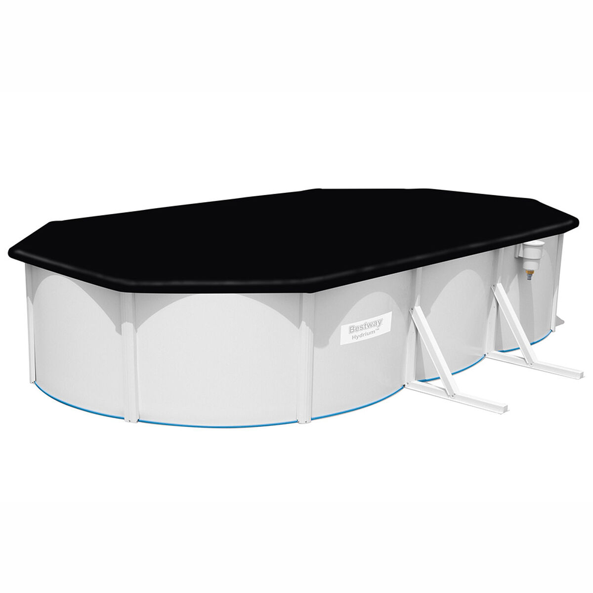 Piscina de Acero Bestway Ovalada 610 cm