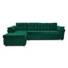 Sofá Seccional Muebles MPR Journey 3 Verde Esmeralda