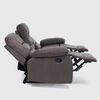 Juego de Living Reclinable Daniels Sof&aacute; 3 Cuerpos + 2 Bergers Martell Gris