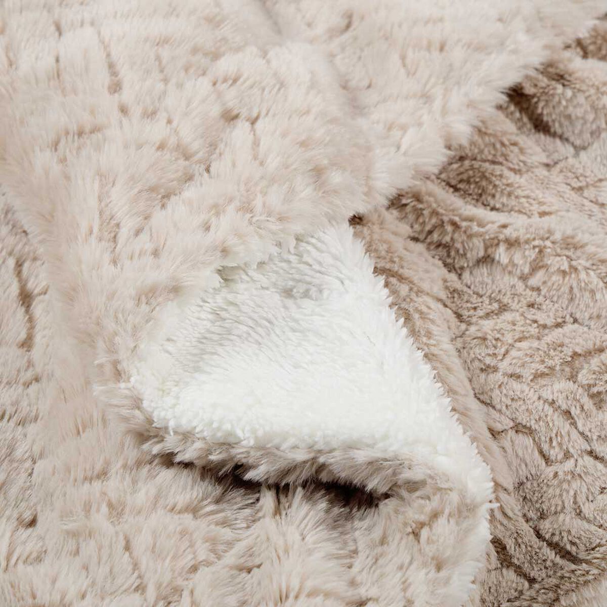 Plum&oacute;n Rosen 2 Plazas Sherpa Alaska Amancay Blanco/Azul