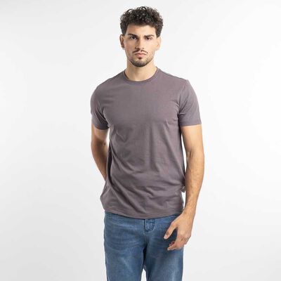 Polera Lisa Manga Corta Hombre Zibel