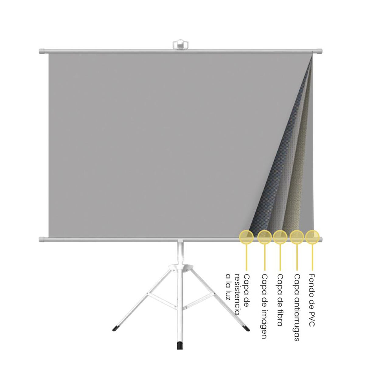 Telón Mural de Proyector Levo 60"