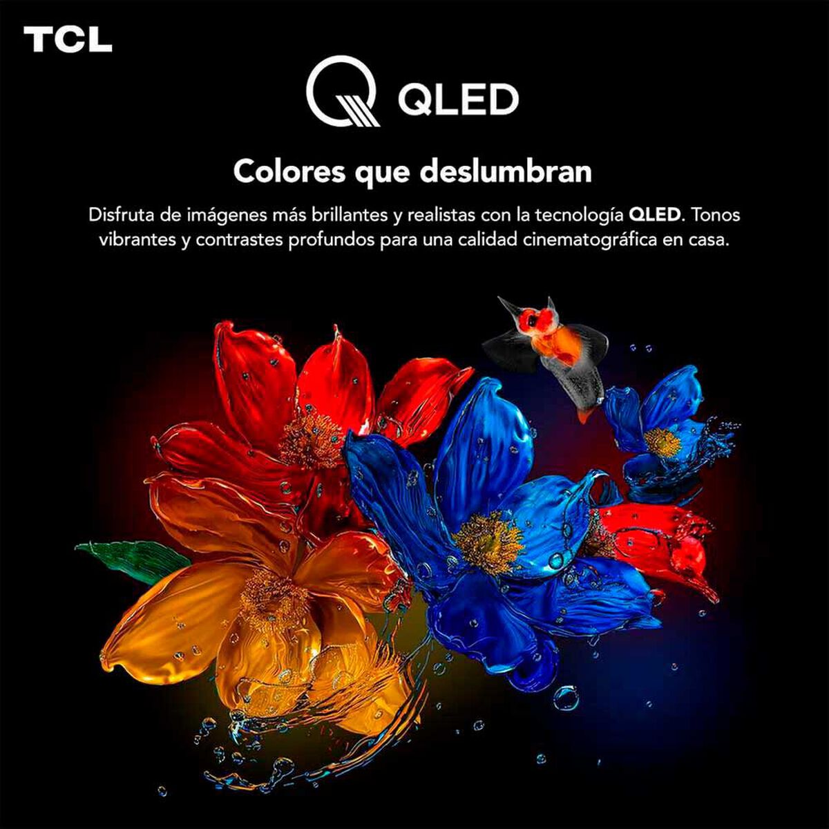 Smart TV QLED 50" TCL 4K UHD Google TV T6C