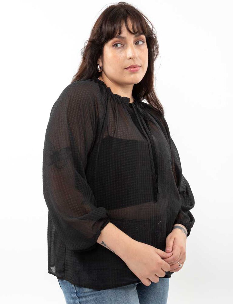 Blusa Manga Larga Mujer Extralindas
