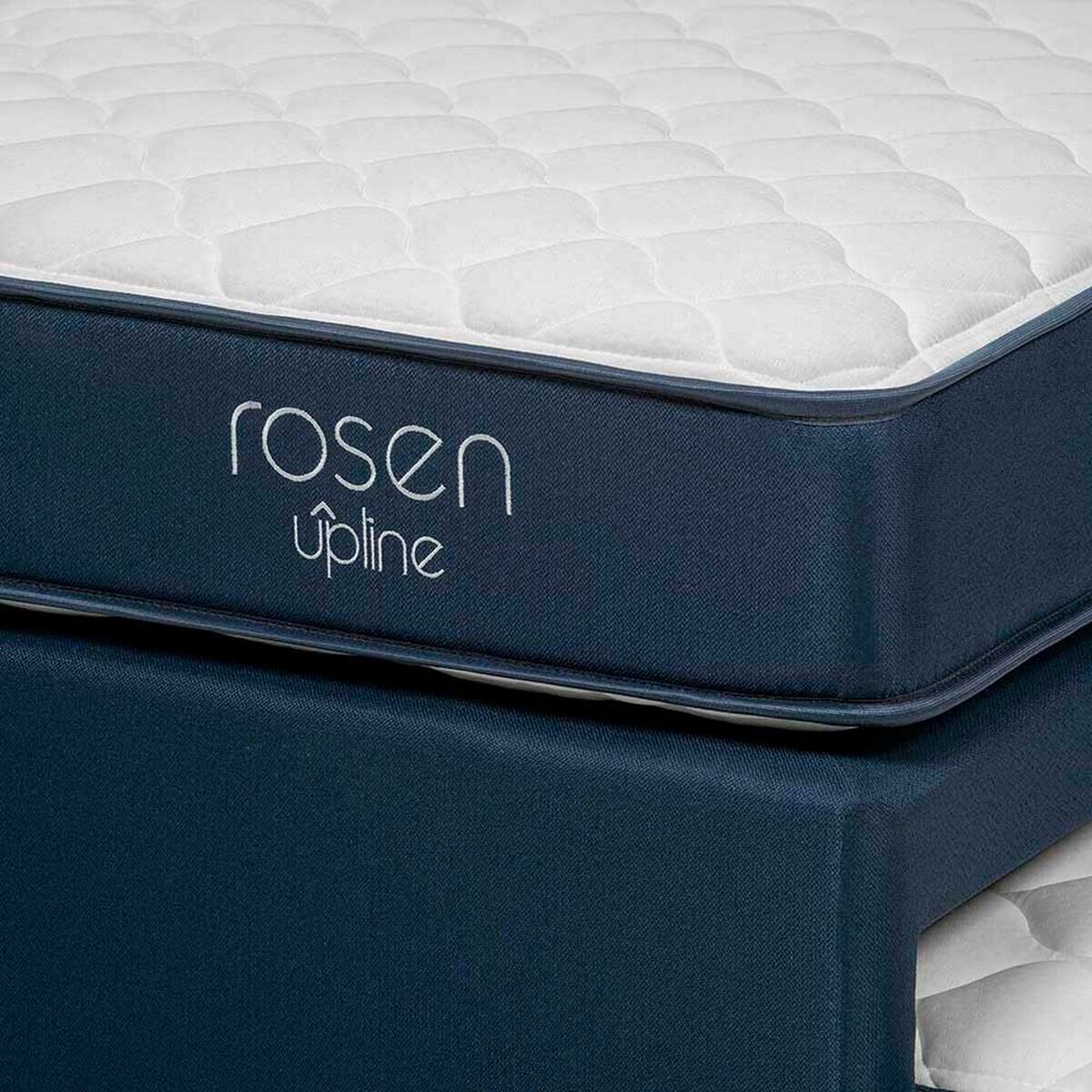 Div&aacute;n Rosen 1,5 Plazas Upline + Respaldo + Velador Dolce