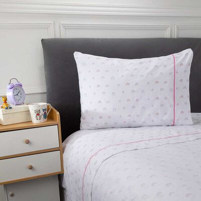 Imagen 2 del producto Juego de Sábanas Infantil Casanova Kids 144 Hilos 1,5 Plazas Rainbow