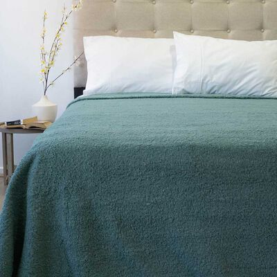 Imagen 2 del producto Frazada Poliéster Doral King Deluxe Verde