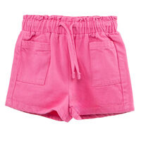 Short Ajustable de Algodón Chess Baby Fucsia