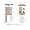 Estante de Ba&ntilde;o Tuhome Bath-26 1 Puerta Cartagena Blanco