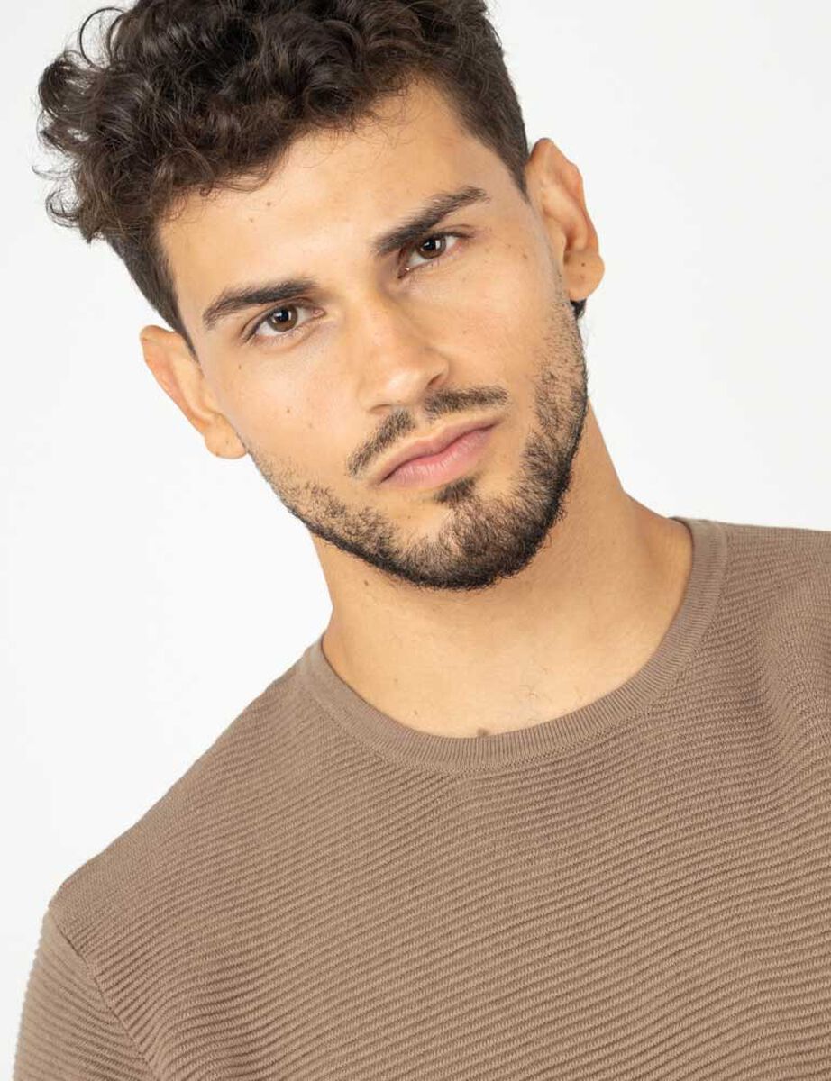 Sweater texturas Hombre Zibel