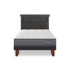 Cama Europea CIC 1,5 Plazas Anatomic + Respaldo Dublin