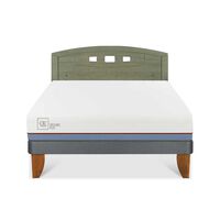 Cama Europea CIC 2 Plazas Excellence Plus + Respaldo Gales Olivo