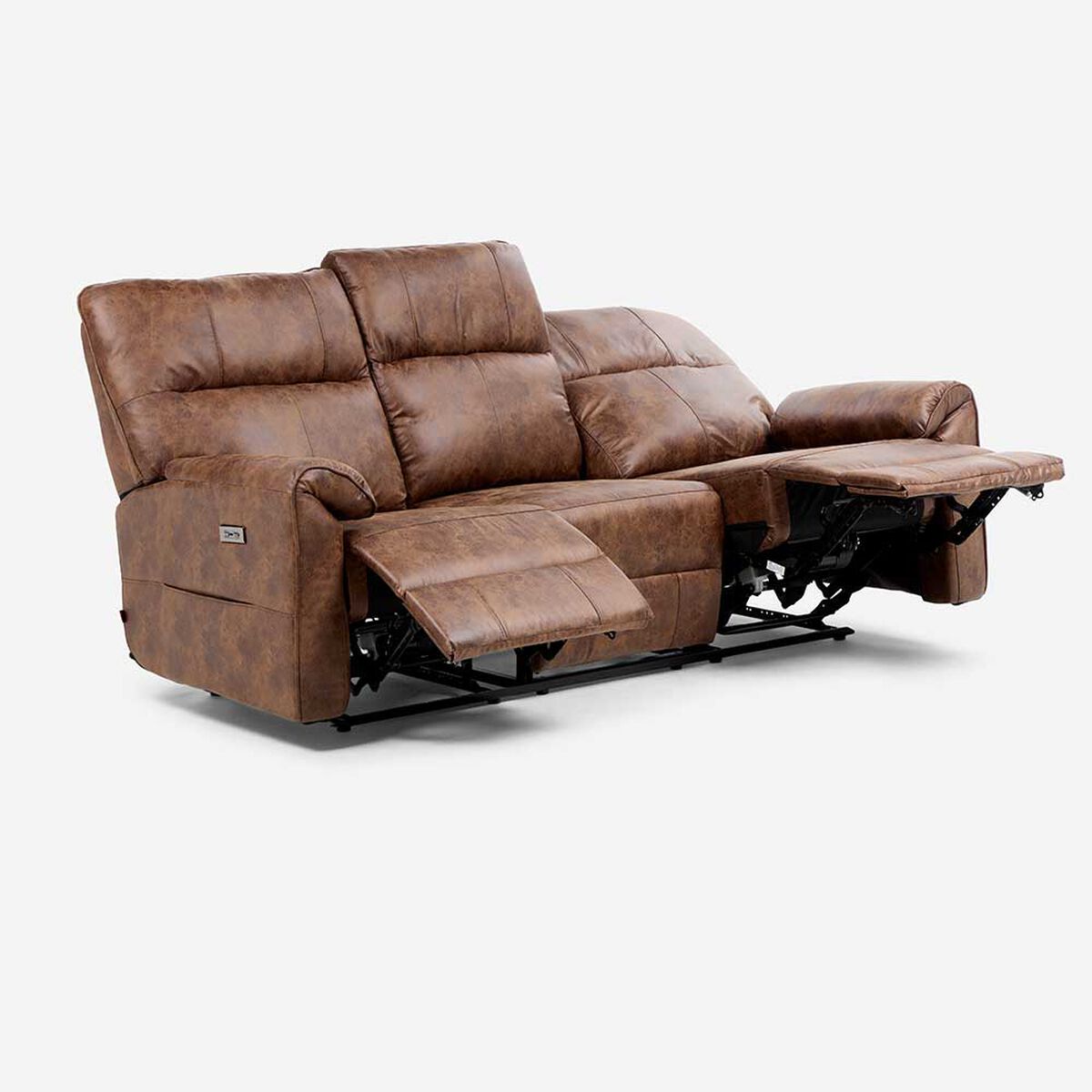 Sof&aacute; Reclinable Rosen Tolosa 3 Cuerpos Camel