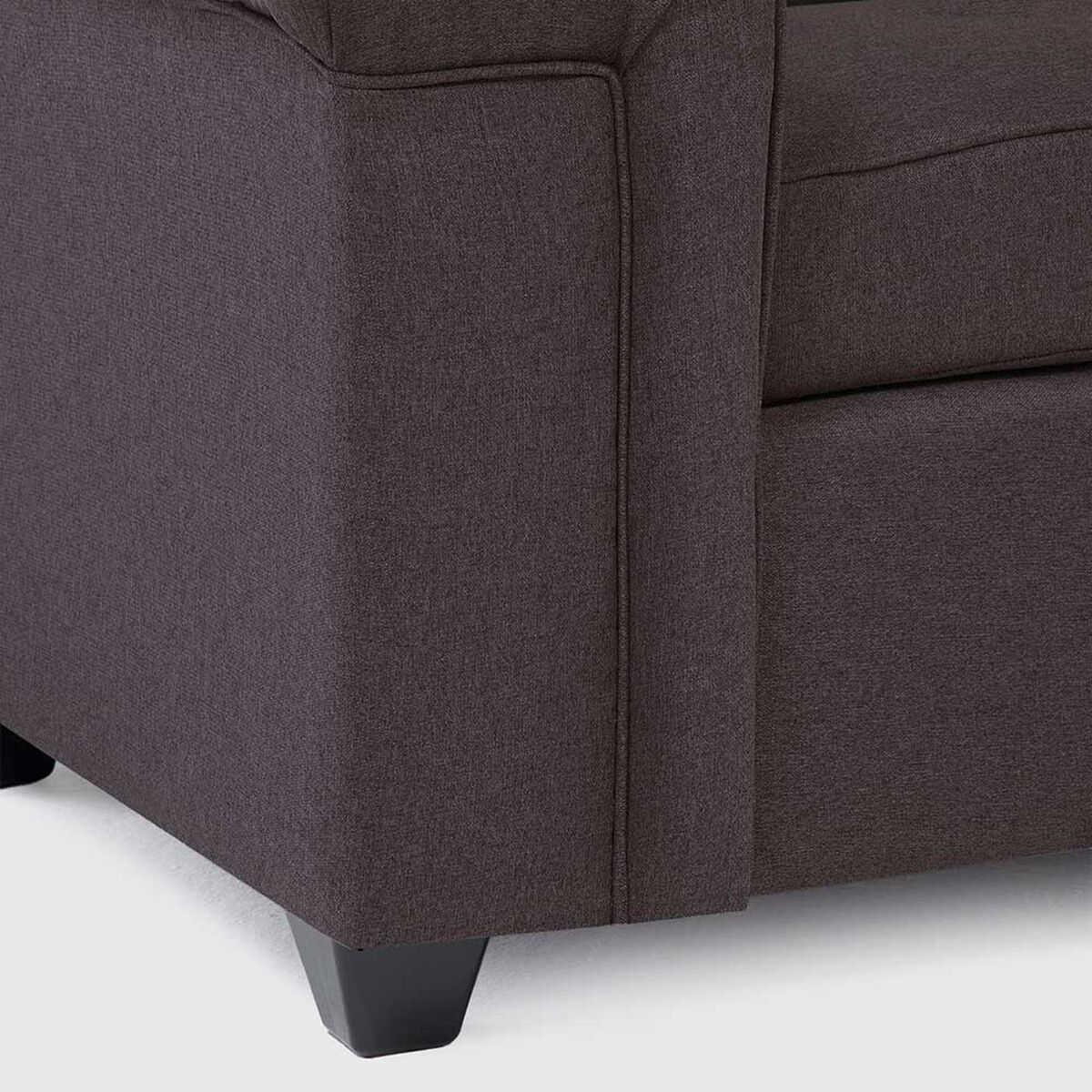 Sof&aacute; Mons Sicilia 2 Cuerpos + Dos Pouf 1 Cuerpo Chocolate