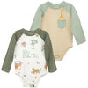 Pack 2 Body Manga Larga Chess Baby