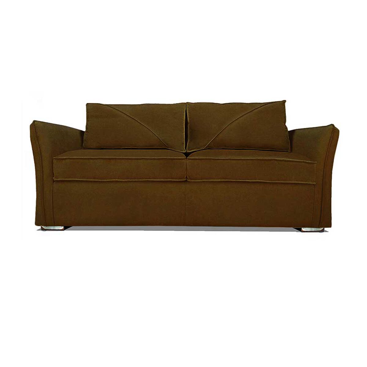 Juego de Living Elegant Detail Atlanta Sof&aacute; 3 Cuerpos + Sof&aacute; 2 Cuerpos + Sill&oacute;n 1 Cuerpo Caf&eacute;