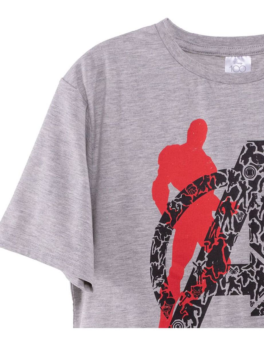 Polera de Algodón Capitán América Niño Disney