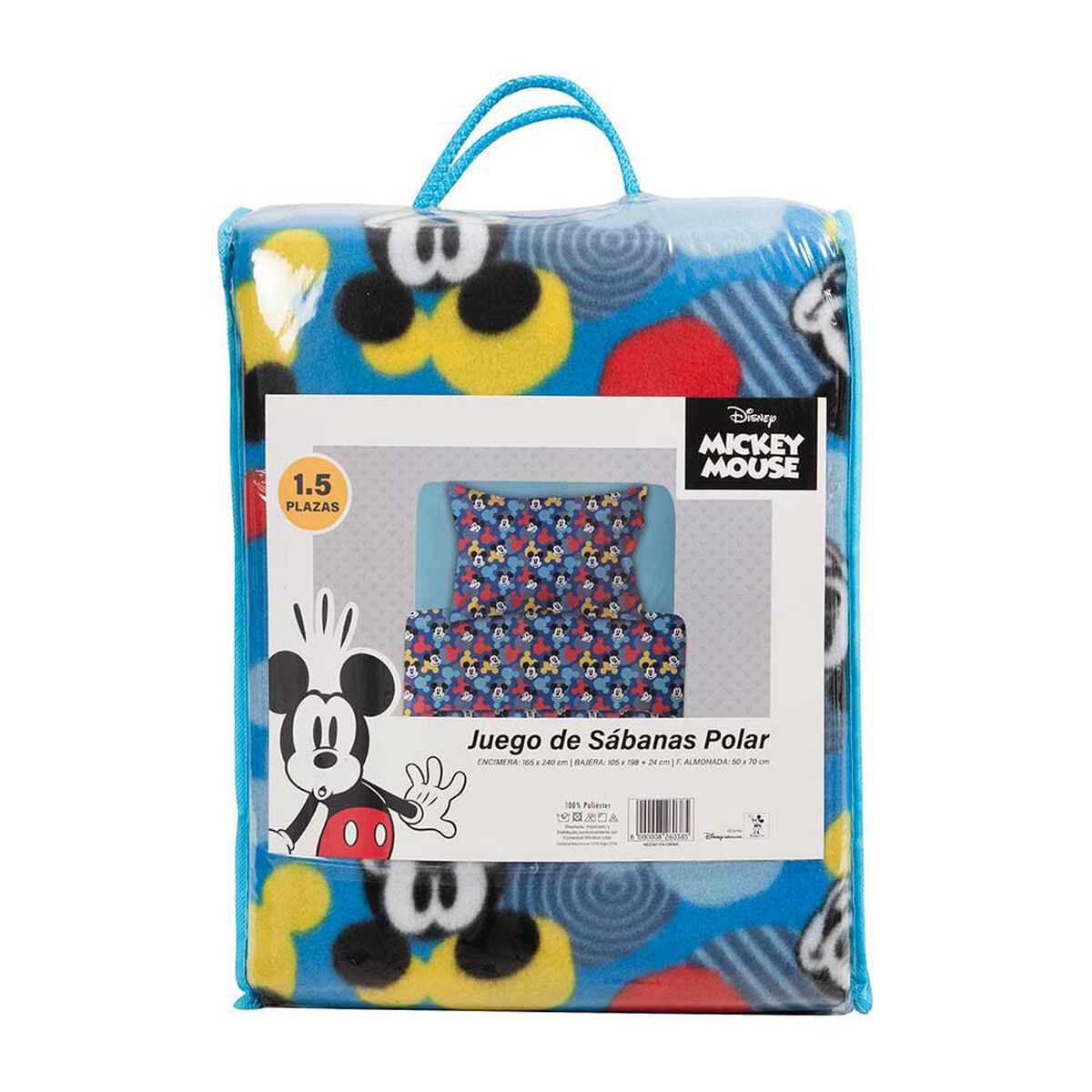 Juego de Sábanas Disney 1,5 Plazas Estampado Multicolor