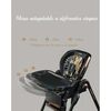 Silla de Comer Lujosa Reclinable Hagaday Negra Lubabycas