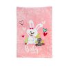 Frazada Reversible Bebe Conejito Rosada Bebesit