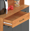 Kit Cocina Vekkahome Carla 5 Puertas Gris