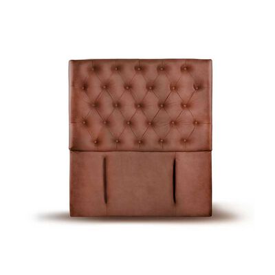 Respaldo Latam Home 1,5 Plazas Florencia Cuero Tabaco